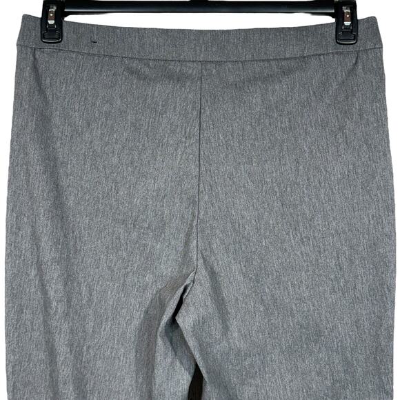 Alfred Dunner SZ 14 Pull-On Pants Flat Front Stretch Straight Leg Pockets Gray - Picture 3 of 5